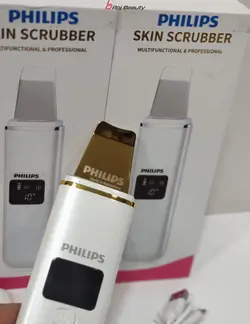 دستگاه اتوی پوست درما اف التراسونیک فیلیپس هلند دیجیتالی تیغه گلد4کارهPHILIPS