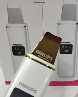 دستگاه اتوی پوست درما اف التراسونیک فیلیپس هلند دیجیتالی تیغه گلد4کارهPHILIPS