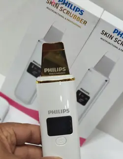 دستگاه اتوی پوست درما اف التراسونیک فیلیپس هلند دیجیتالی تیغه گلد4کارهPHILIPS