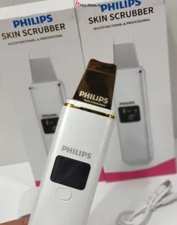 دستگاه اتوی پوست درما اف التراسونیک فیلیپس هلند دیجیتالی تیغه گلد4کارهPHILIPS