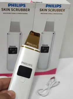 دستگاه اتوی پوست درما اف التراسونیک فیلیپس هلند دیجیتالی تیغه گلد4کارهPHILIPS