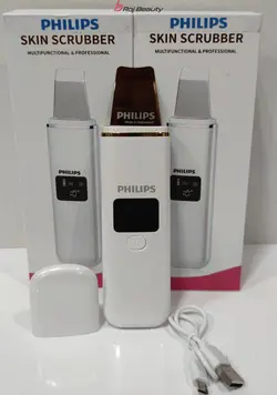 دستگاه اتوی پوست درما اف التراسونیک فیلیپس هلند دیجیتالی تیغه گلد4کارهPHILIPS