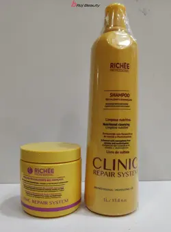 پک (شامپو کراتین-ماسک) احیاکننده کلینیک ریچی