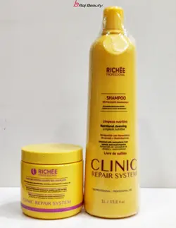 پک (شامپو کراتین-ماسک) احیاکننده کلینیک ریچی
