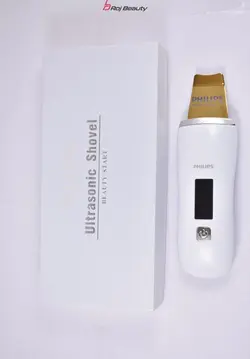 دستگاه اتوی پوست درما اف التراسونیک فیلیپس هلند دیجیتالی تیغه گلد4کارهPHILIPS