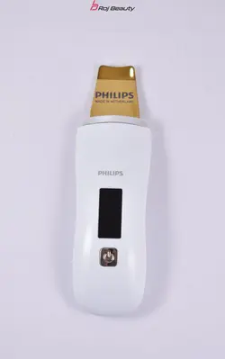 دستگاه اتوی پوست درما اف التراسونیک فیلیپس هلند دیجیتالی تیغه گلد4کارهPHILIPS