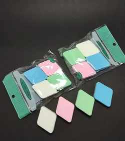 پد پنکک لوزی 4 عددی | مناسب آرایش | رنگ های جذاب