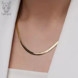 گردنبند ماری هرینگبون استیل پلاس