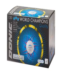 توپ پینگ پنگ دونیک ۳ ستاره ABS - فروشگاه لوازم تنیس روی میز فارس