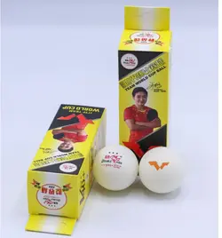 توپ دبل فیش 3ستاره وردکاپ(شاخدار)-بسته 3تایی - فروشگاه لوازم تنیس روی میز فارس