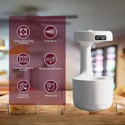 دستگاه بخور و رطوبت ساز ضد جاذبه رومیزی شیائومی مدل Anti-gravity humidifier