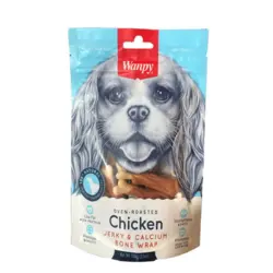 غذای تشویقی سگ ونپی مدل chicken &amp; calcium وزن 100 گرم