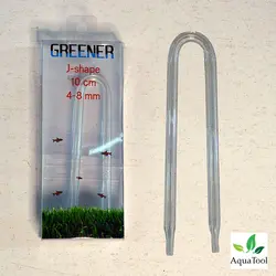 آکواتول|رابط شیلنگ هوا و co2 شیشه ای 10 سانت گرینر|قیمت 42,000&nbsp;تومان