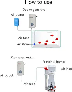 آکواتول|دستگاه ازن ساز آکواریوم ET-200 ویپرو|قیمت 2,050,000 تومان