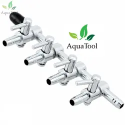 آکواتول|ترمینال تقسیم 4 کاناله فلزی استیل هوا|قیمت ۷۰,۰۰۰&nbsp;تومان