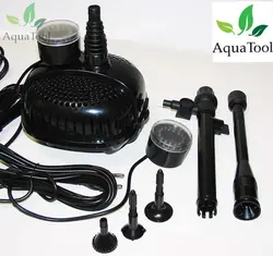 آکواتول|واتر پمپ آبنما با 4 نازل فواره WP-18E سوبو بهمراه ال ای دی|قیمت ۵۹۳,۰۰۰&nbsp;تومان