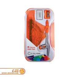 کیف ست پرگار مدادی | نقاله | گونیا | خط کش سی کلاس - فروشگاه نارنگی لند