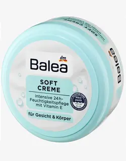کرم نرم کننده صورت و بدن باله آ با ویتامین ای اصل آلمان Balea Soft Cream with Vitamin E