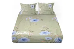 ملحفه کشدار و روبالشی دو نفره سایز 160 کد032