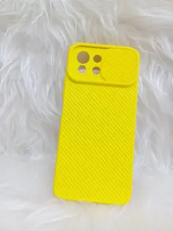 کاور طرح سلیکونی کبریتی داخل مخمل محافظ لنز دار کشویی شیائومی گوشی MI 11 LITE