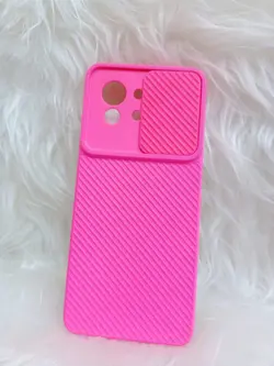 کاور طرح سلیکونی کبریتی داخل مخمل محافظ لنز دار کشویی شیائومی گوشی MI 11 LITE