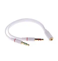 ۱به۲ صدا و میکروفون(۱ مادگی به ۲ نری)