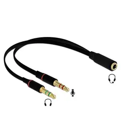 ۱به۲ صدا و میکروفون(۱ مادگی به ۲ نری)