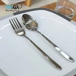 قاشق چنگال ساده براق یونیک