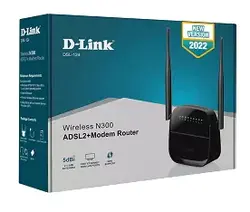 مودم روتر +ADSL2 دی-لینک مدل DSL-124 NEW 2022