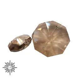 آویز دانه کریستال سایز بزرگ شامپاین &bull; فروشگاه اینترنتی سانسی پلازا