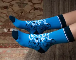 جوراب طرح دار پاچه تو جوراب