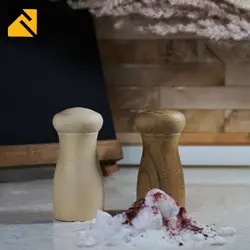 نمکدان چوبی مدل قارچی بسته 2 عددی