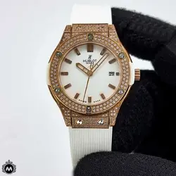 ساعت هابلوت زنانه فول نگین سفید Hublot BigBang 3084L - فروشگاه ساعت میراکو | خرید و قیمت انواع ساعت مچی سوپر کپی و اصلی