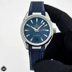 ساعت مردانه امگا سی مستر بند رابر آبی OMEGA Seamaster S5238 - فروشگاه ساعت میراکو | خرید و قیمت انواع ساعت مچی سوپر کپی و اصلی