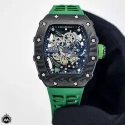 ساعت مچی ریچارد میل بند سبز اتوماتیک Richard Mille RM037 - فروشگاه ساعت میراکو | خرید و قیمت انواع ساعت مچی سوپر کپی و اصلی