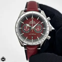 ساعت امگا مردانه اسپید مستر بند چرم قرمز Omega Speedmaster S4136G - فروشگاه ساعت میراکو | خرید و قیمت انواع ساعت مچی سوپر کپی و اصلی