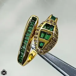 دستبند و انگشتر بولگاری ماری طلایی 5227 - فروشگاه ساعت میراکو