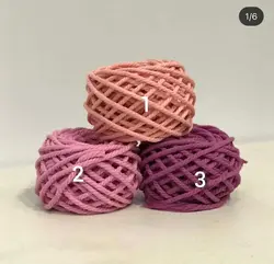 نخ های مکرومه پنبه