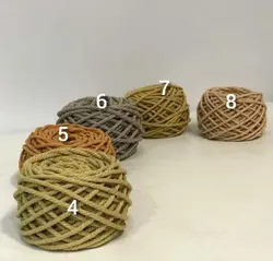 نخ های مکرومه پنبه