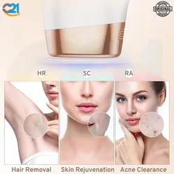 دستگاه لیزر خانگی صورت و بدن ۱میلیون شات Sarlisi IPL