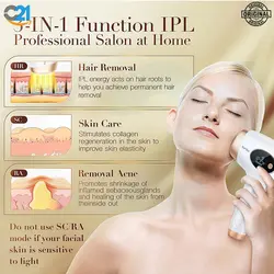 دستگاه لیزر خانگی صورت و بدن ۱میلیون شات Sarlisi IPL