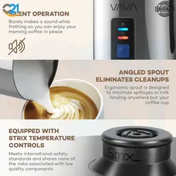 کف و فوم ساز شیر VAVA milk frother AV-EB008 manual