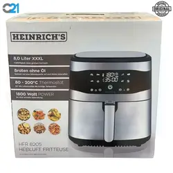 سرخ کن بدون روغن هنریچ مدلHEINRICH’S HFR-8205 -اصلی