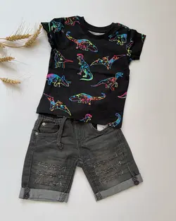 تیشرت شبرنگ دایناسوری