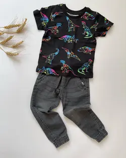 تیشرت شبرنگ دایناسوری