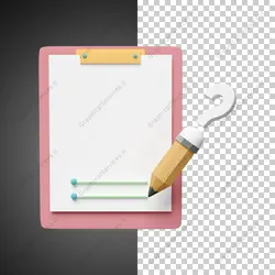 آیکون سه بعدی علامت سوال و کارتابل - خدمات گرافیکی