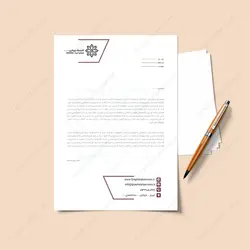 سربرگ لایه باز اداری رنگ سفید - خدمات گرافیکی