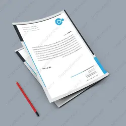 سربرگ اداری لایه باز(5) - خدمات گرافیکی