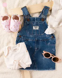 خرید بیلر دامنی جین شکوفه کد s000903 - 359,000&nbsp;تومان از فروشگاه بچگانه اینفینیتی