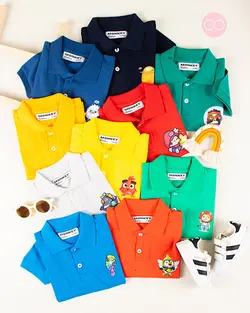 خرید تیشرت یقه دار مانکی پسرانه کد s000962 - 189,000&nbsp;تومان از فروشگاه بچگانه اینفینیتی